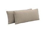 Sit & More Nierenkissen , Taupe , Textil , Uni , Füllung: Polyester , 65x25 cm , Goldenes M, Oeko-Tex® Standard 100, Made in Europe, DGM-Klimapakt , Heimtextilien, Wohntextilien, Kissen, Rückenkissen