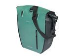 BASIL Fahrrad-Einzelpacktasche Rivo M MIK Hooks, silbergrün