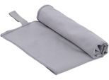 Handtücher OTTO HOME "Leoa, diverse Größen, Sporthandtuch, Reisehandtuch, Strandtuch", hellgrau, B:30cm L:50cm, Microfaser, Mikrofaser, Handtücher, sehr leicht, kompakt, schnelltrocknend, Mikrofaser mit Kontrastnaht