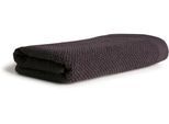 Duschtuch MÖVE "Bliss", grau (graphite), B:67cm L:140cm, Walkfrottier, Obermaterial: 100% Baumwolle, Handtücher, Perlstruktur mit leichtem Massageeffekt
