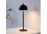 SCHÖNER WOHNEN LED-Akku-Tischlampe Bellies, schwarz, IP54