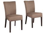 Home affaire Esszimmerstuhl "Queen" (Set) 6 Stk.Beine aus massiver Buche, wengefarben lackiert, Polsterstuhl