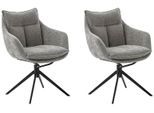 MCA furniture Esszimmerstuhl "PARKER" () (2er-Set), drehbar 360, Dreh- & Schwingfunktion, Belastbarkeit 120 kg