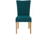 Esszimmerstuhl HOME AFFAIRE "Colorado BESTSELLER Polsterstuhl", blau (petrol), B:46cm H:94,5cm T:59cm, Kunstleder;Microfaser, Stühle, Esszimmerstuhl, Beine in eiche oder nussbaum. Im 2er, 4er oder 6er-Set