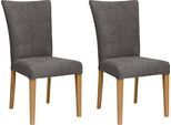 Esszimmerstuhl HOME AFFAIRE "Aspen Polsterstuhl", grau (graubraun), B:46cm H:94,5cm T:59cm, Massivholz, Stühle, Esszimmerstuhl, Massivholzgestell, in vielen Bezugsqualitäten Landhaus