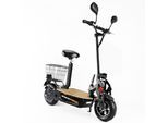 FORÇA CAPTAIN PRO Elektro-Scooter bis 50 km/h Topspeed in Schwarz - 20AH Lithium Akku
