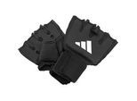 Punch-Handschuhe ADIDAS PERFORMANCE "Speed Gel Wrap Glove" Gr. S, schwarz, Boxhandschuhe, S/M, Obermaterial: 100% Kunstleder