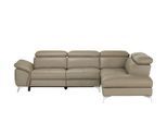 uno Ecksofa mit elektrischer Relaxfunktion Danae ¦ grau ¦ Maße (cm): B: 282 H: 78 T: 223.0