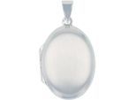 Medallionanhänger AMOR "Kettenanhänger für 2 Bilder", silber (silberfarben), Schmuckanhänger, Damen, Silber 925 (Sterlingsilber), 3,7 g