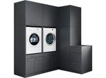 Mehrzweckschrank-Set LAUNDREEZY "Laundreezy, 6-tlg. Mehrzweckschrank-Set B/H/T 203/238/68 cm", anthrazit matt, B:203cm H:238cm T:68cm, Holzwerkstoff, Kastenmöbel-Sets, Breite 203 cm, Soft-Close-Funktion, höhenverstellbare Füße