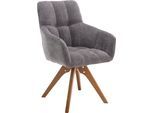 Drehstuhl HOME AFFAIRE, beige (beige, weiß, beige), B:61cm H:90cm T:66cm, Stühle, Drehstuhl