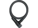 Spiralschloss ABUS "6615K/85/15 black SCMU", schwarz, SicherheitsschlösserB:14,5cm L:22cm, B:14,5cm L:22cm