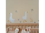Wandtattoo LITTLE DUTCH "Wandsticker Set Little Goose A4 (3x St.)", mehrfarbig, H:30cm, PVC, Wandtattoos, Wandtattoo, 3x A4-Format