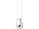 Kette mit Anhänger THOMAS SABO "Bold Elegance Tropfenform" Gr. 50, silber (silberfarben), Halsketten, Damen, 50, Silber 925 (recycelt), B: 1,5mm, B:1,5mm