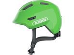 Kinderfahrradhelm ABUS "SMILEY 3.0" Gr. M, grün (shiny grün), Helme, Kinder, M Kopfumfang: 50cm - 55cm
