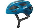 Rennradhelm ABUS "MACATOR" Gr. L, blau (steel blau), Helme, L Kopfumfang: 58cm - 62cm