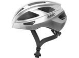 Rennradhelm ABUS "MACATOR" Gr. S, silber (gleam silber), Helme, S Kopfumfang: 51cm - 55cm