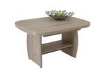 Mid.you Couchtisch, Sonoma Eiche, Holzwerkstoff, Holz, oval, Wange, 68x52x90 cm, ausziehbar, höhenverstellbar, Wohnzimmer, Wohnzimmertische, Couchtische, Couchtische höhenverstellbar