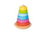 Goki Wooden Stacking Tower Color 8pcs.
