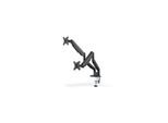 DIGITUS DA-90395 stand - adjustable dual arms - for 2 LCD displays - matte black