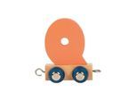 Small Foot - Wooden Letter Train Polar - Q