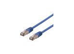 Deltaco STP-61BAU - patch cable - 1 m - blue - Blau - 1 meter