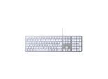 Deltaco Aluminium Keyboard - Tastaturen - Nordisch - Silber