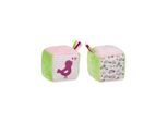 Goki Soft Cube with Crinkle Foil and Bell Bird