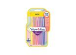 Paper Mate Flair Filzstifte | mittlere Spitze (0,7 mm) | gemischte Pastellfarben | 6 Stück