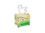 Small Foot - Wooden Activity Cube with Motor Skills Spiral Farm