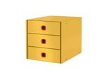 Leitz Click & Store Cosy Schubladenset (3 Schubladen) Warmes Gelb