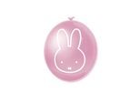 Haza Witbaard Balloons Miffy Pink 6 pcs.