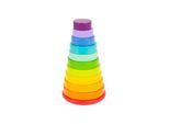 Small Foot - Wooden Stacking Tower Rainbow 11dlg.