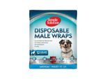 Simple Solution Disposable belly strap for male dogs 12 pcs. M