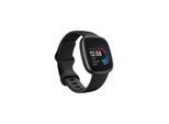 Fitbit Versa 4 Sports Pack - graphite aluminium - smart watch with band - black