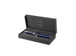 Parker Ingenuity Tintenroller | Core Kollektion | Blau, goldene Ausführung | Schwarze Tinte | Geschenkbox