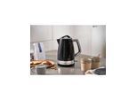 Russell Hobbs Wasserkocher Structure Kettle - Hochglanz-Schwarz mit Edelstahl-Akzenten - 2400 W