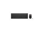 Lenovo Essential Wireless Combo Gen 2 - keyboard and mouse set - German - black Input Device - Tastatur & Maus Set - Deutsch - Schwarz