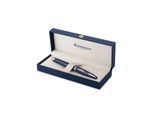 Waterman Carene Fountain Pen Blue Lacquer with palladium trim 18K Gold Medium Nib Blue Ink Gift Box