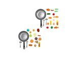 Junior Home Pan Play set 16 pcs assorted