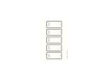 Leitz - lever arch label - grey (pack of 50)