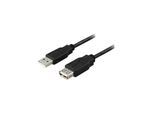 Deltaco USB2-102S - USB extension cable - USB to USB - 20 cm