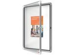Nobo Premium Plus Schaukasten für den Innenbereich 4 x A4, magnetisch, Klapptür