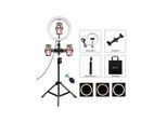 Puluz Tripod Mount with 26cm LED Ring Vlogging 1.1m PKT3070B