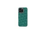 PITAKA Tactile Woven Case PTK Green/Gold - iPhone 16 Pro