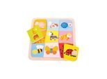 Bigjigs Wooden Animal Patterns Puzzle 9 pcs.