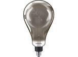Philips LED-Lampe Giant Ø160 6,5W/818 (20W) Smoky Dimmable E27