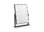 UNIQ New York Mega Makeup Mirror with 12 LED lights - Black