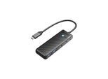 ORICO Adapter Hub 4in1 Orico USB A3.0x2 + Type-C3.0x1 + PD100Wx1 USB-Hubs - USB 3.0 - 4 - Schwarz