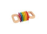 Goki Wooden Rainbow Rattle